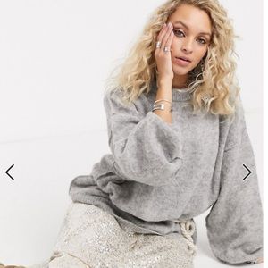 Free people gray sweater